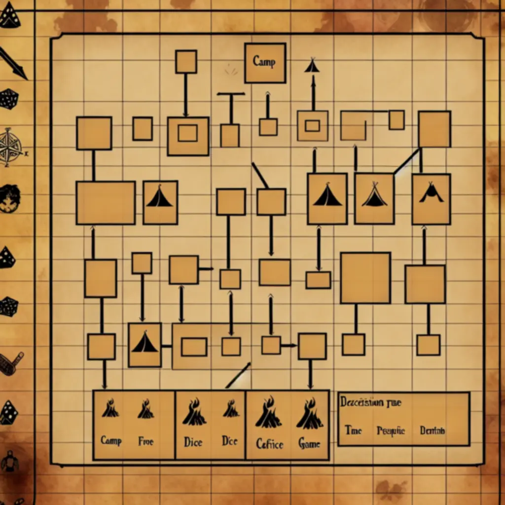 Schemat decyzji w fazie obozowiska