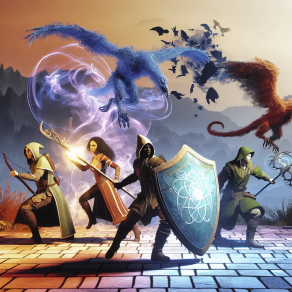 Wizualizacja taktyk walki przed i po alokacji kości