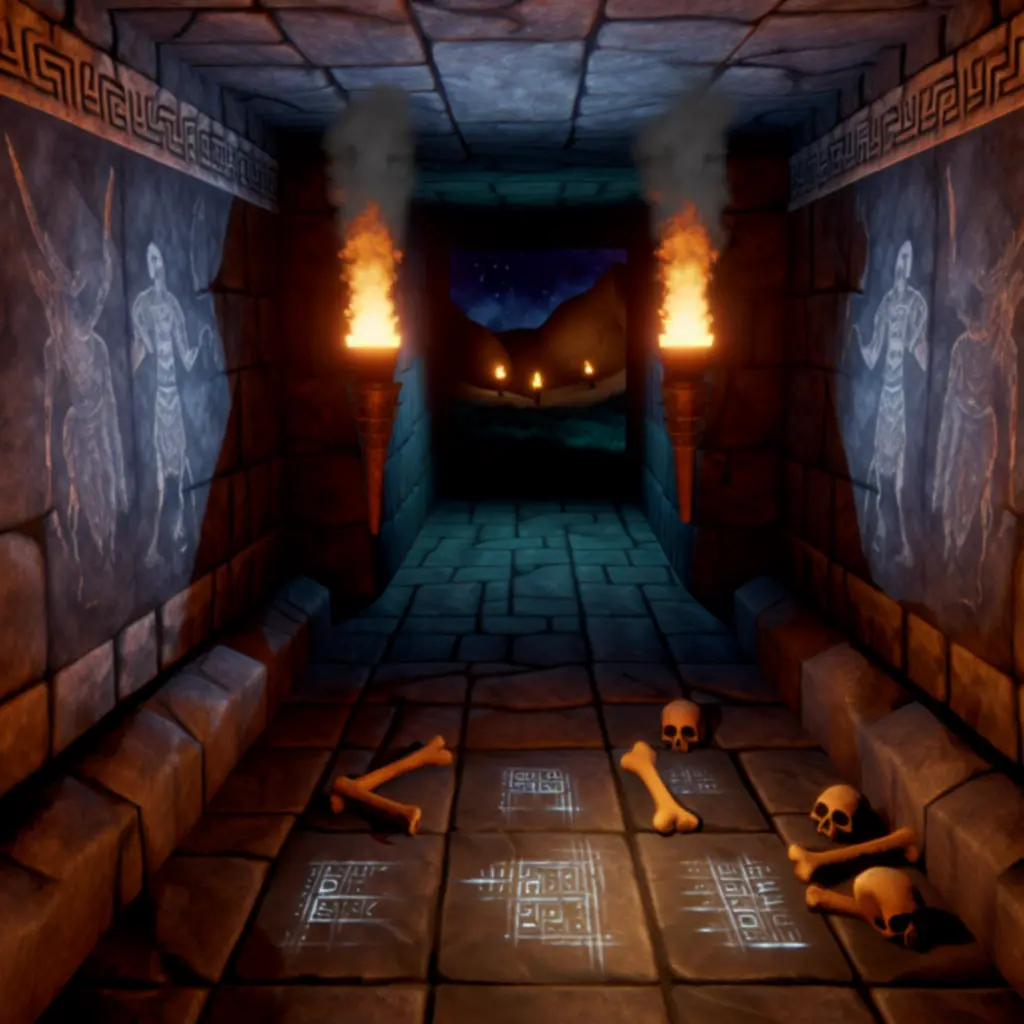 Scena z lochu w Set a Watch